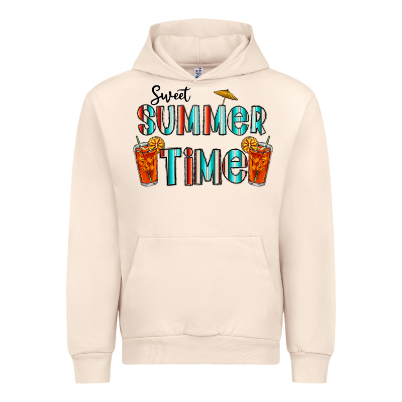 Sweet Summer Time Urban Hoodie by CowhideDigitalArt | Teevron