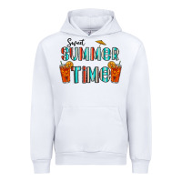 White sweet summer time Urban Hoodie - CowhideDigitalArt