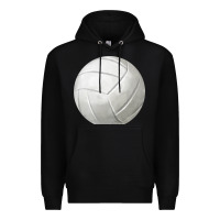 Black volleyball fa element Premium Hoodie - FaDigitalArtStudio