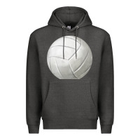 Charcoal Heather volleyball fa element Premium Hoodie - FaDigitalArtStudio
