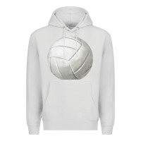 Dove Grey volleyball fa element Premium Hoodie - FaDigitalArtStudio