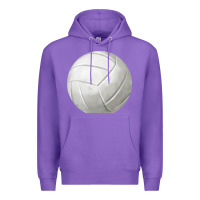 Purple volleyball fa element Premium Hoodie - FaDigitalArtStudio