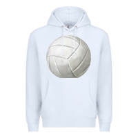 White volleyball fa element Premium Hoodie - FaDigitalArtStudio