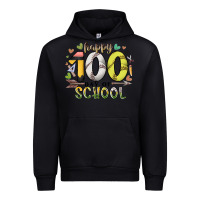 Black happy 100 day of school Urban Hoodie - RacoonDesign