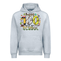 Heather Grey happy 100 day of school Urban Hoodie - RacoonDesign