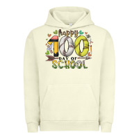 Pigment Pistachio happy 100 day of school Urban Hoodie - RacoonDesign