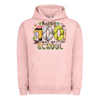 Pigment Salmon happy 100 day of school Urban Hoodie - RacoonDesign