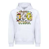 White happy 100 day of school Urban Hoodie - RacoonDesign