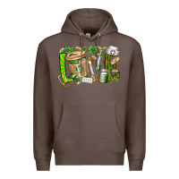 Coffee St Patricks love nurse Premium Hoodie - RacoonDesign