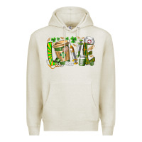 Oatmeal Heather St Patricks love nurse Premium Hoodie - RacoonDesign