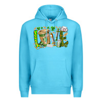 Ocean Blue St Patricks love nurse Premium Hoodie - RacoonDesign