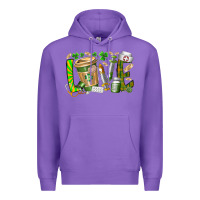 Purple St Patricks love nurse Premium Hoodie - RacoonDesign