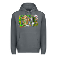 Rock St Patricks love nurse Premium Hoodie - RacoonDesign
