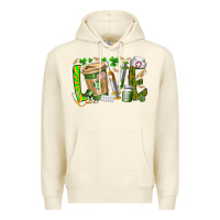 Sandshell St Patricks love nurse Premium Hoodie - RacoonDesign