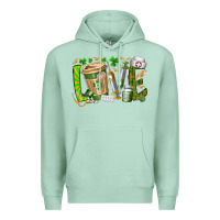 Seafoam St Patricks love nurse Premium Hoodie - RacoonDesign