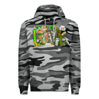 Slate Camo St Patricks love nurse Premium Hoodie - RacoonDesign