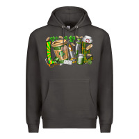 Smoke St Patricks love nurse Premium Hoodie - RacoonDesign