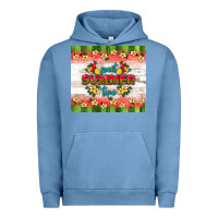 Pigment Pebble Blue sweet summer time Urban Hoodie - HRA Design Shop