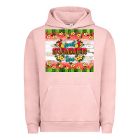 Pigment Salmon sweet summer time Urban Hoodie - HRA Design Shop