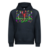 Navy happy crawdy gras Urban Hoodie - RacoonDesign