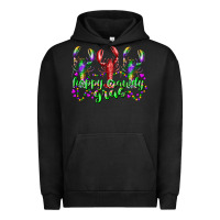 Pigment Black happy crawdy gras Urban Hoodie - RacoonDesign