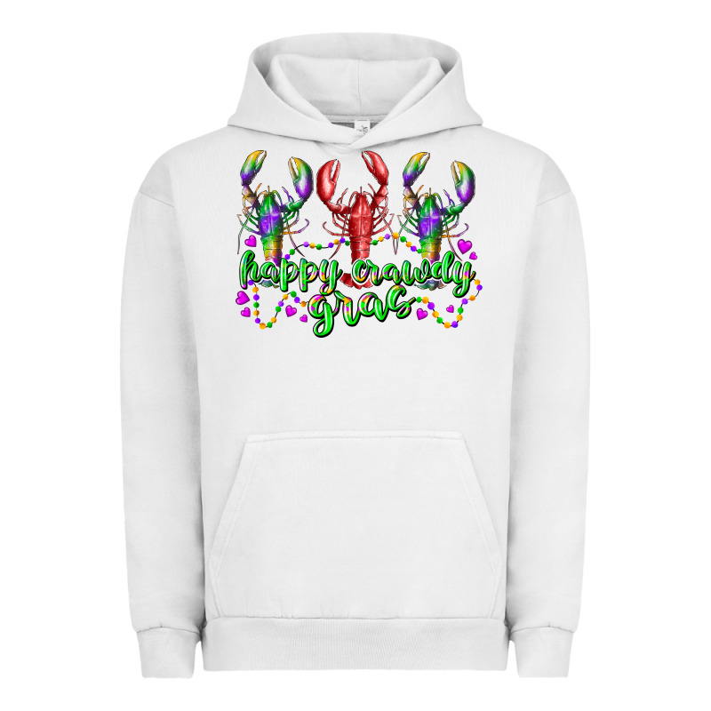 Happy Crawdy Gras Urban Hoodie by RacoonDesign | Teevron