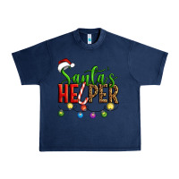 Navy santa's helper christmas Urban Heavy Tee - Artiststas