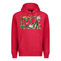 Cardinal st.patricks love nurse Premium Hoodie - RacoonDesign
