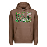 Chestnut st.patricks love nurse Premium Hoodie - RacoonDesign