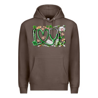 Coffee st.patricks love nurse Premium Hoodie - RacoonDesign
