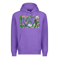 Purple st.patricks love nurse Premium Hoodie - RacoonDesign