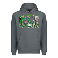 Rock st.patricks love nurse Premium Hoodie - RacoonDesign