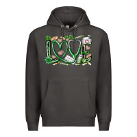 Smoke st.patricks love nurse Premium Hoodie - RacoonDesign