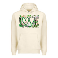 Tofu st.patricks love nurse Premium Hoodie - RacoonDesign