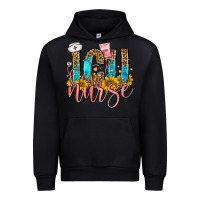 Black icu nurse Urban Hoodie - FaDigitalArtStudio