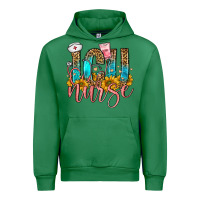 Emerald icu nurse Urban Hoodie - FaDigitalArtStudio