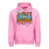 Fuchsia Pink icu nurse Urban Hoodie - FaDigitalArtStudio