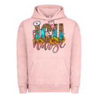 Pigment Salmon icu nurse Urban Hoodie - FaDigitalArtStudio