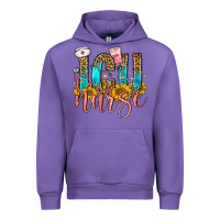 Tulip icu nurse Urban Hoodie - FaDigitalArtStudio