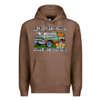 Chestnut Get Out Of My Way It's Pumpkin Spice Season Premium Hoodie - CowhideDigitalArt