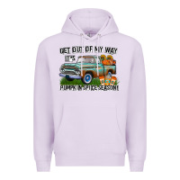 Lilac Get Out Of My Way It's Pumpkin Spice Season Premium Hoodie - CowhideDigitalArt