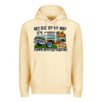 Pina Colada Get Out Of My Way It's Pumpkin Spice Season Premium Hoodie - CowhideDigitalArt