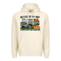 Tofu Get Out Of My Way It's Pumpkin Spice Season Premium Hoodie - CowhideDigitalArt