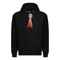 Black windmill fa element Premium Hoodie - FaDigitalArtStudio