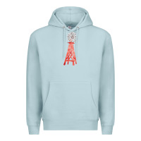 Blue Mist windmill fa element Premium Hoodie - FaDigitalArtStudio