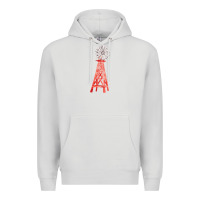 Dove Grey windmill fa element Premium Hoodie - FaDigitalArtStudio