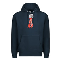 Navy windmill fa element Premium Hoodie - FaDigitalArtStudio