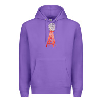 Purple windmill fa element Premium Hoodie - FaDigitalArtStudio