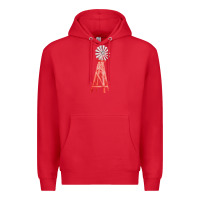 Red windmill fa element Premium Hoodie - FaDigitalArtStudio