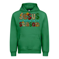 Emerald jesus the reason for the season Urban Hoodie - FaDigitalArtStudio